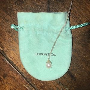 Genuine Tiffany & Co. Pearl Drop Necklace